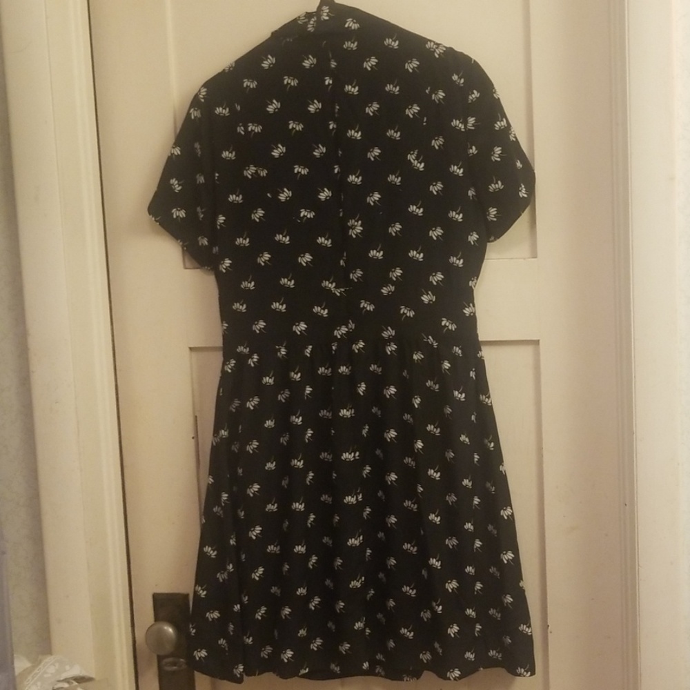 Nwt Tulle black daisy print dress,  vintage style - Picture 4 of 5